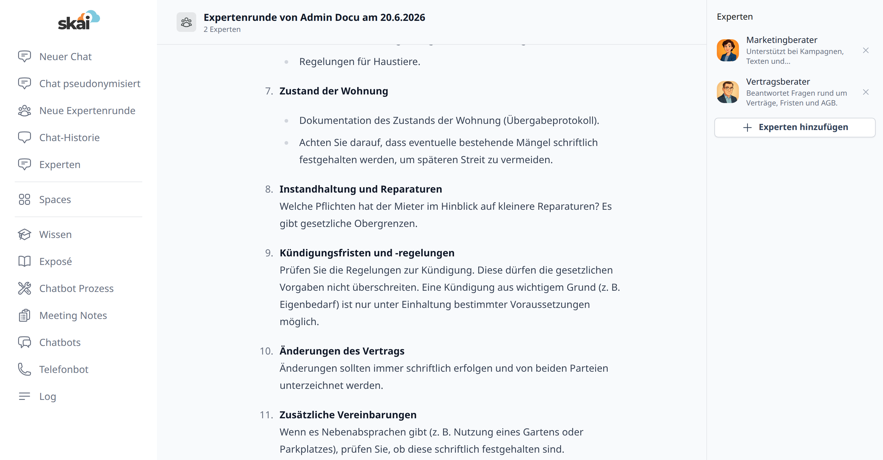 Antworten in der Expertenrunde Antworten in der Expertenrunde