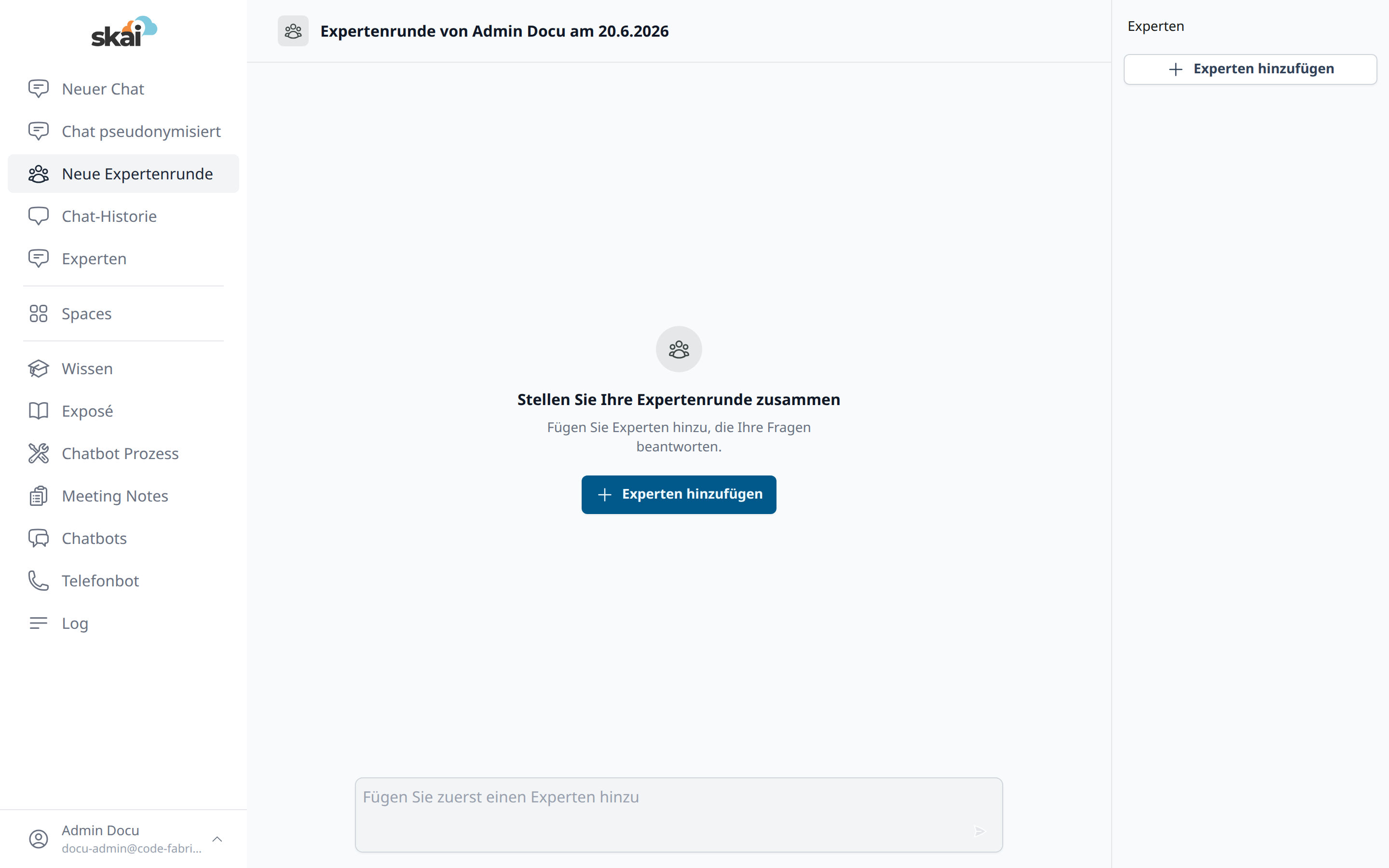 Neue Expertenrunde Neue Expertenrunde
