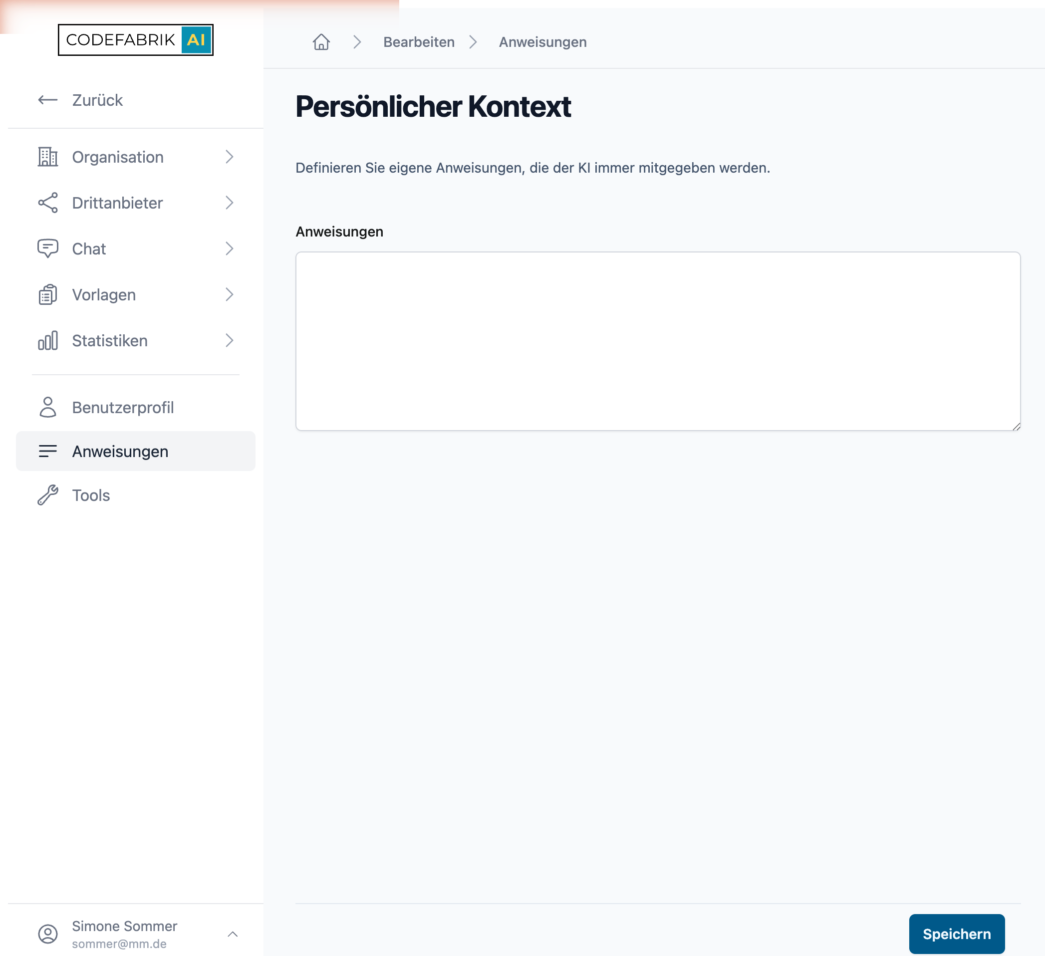 Persönliche Anweisungen Persönliche Anweisungen